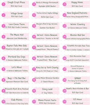 2026 Smorgy Raffle List